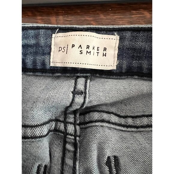 Parker Smith Twisted Seam Cropped Skinny Jeans in Ocean Side Size 24 - Picture 9 of 11